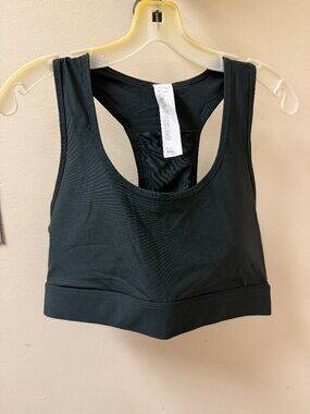 Fabletics Sports Bra - XXL - Dark Green - NWT - Racerback Activewear